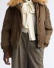 Saint Laurent Saint Laurent Bomber Jacket with Genuine Shearling Collar - 1