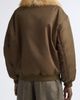 Saint Laurent Saint Laurent Bomber Jacket with Genuine Shearling Collar - 3
