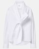 Saint Laurent Saint Laurent Bow-detail cotton poplin blouse - 1