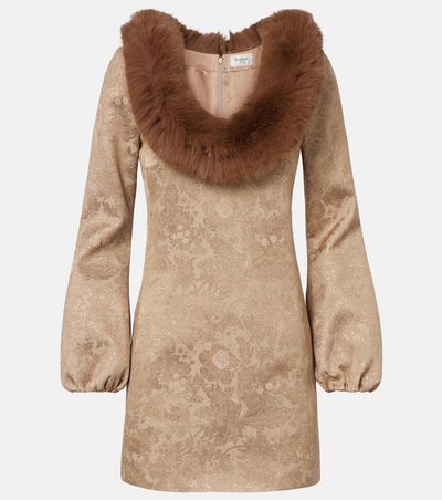 Saint Laurent Saint Laurent Brocade minidress