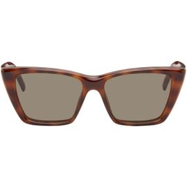 Saint Laurent Saint Laurent Brown SL 276 Mica Plump Sunglasses