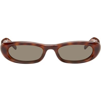 Saint Laurent Saint Laurent Brown SL 557 Shade Plump Sunglasses