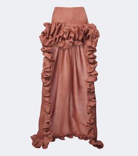 Saint Laurent Saint Laurent Bubble silk gazar miniskirt