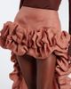 Saint Laurent Saint Laurent Bubble silk gazar miniskirt - 3