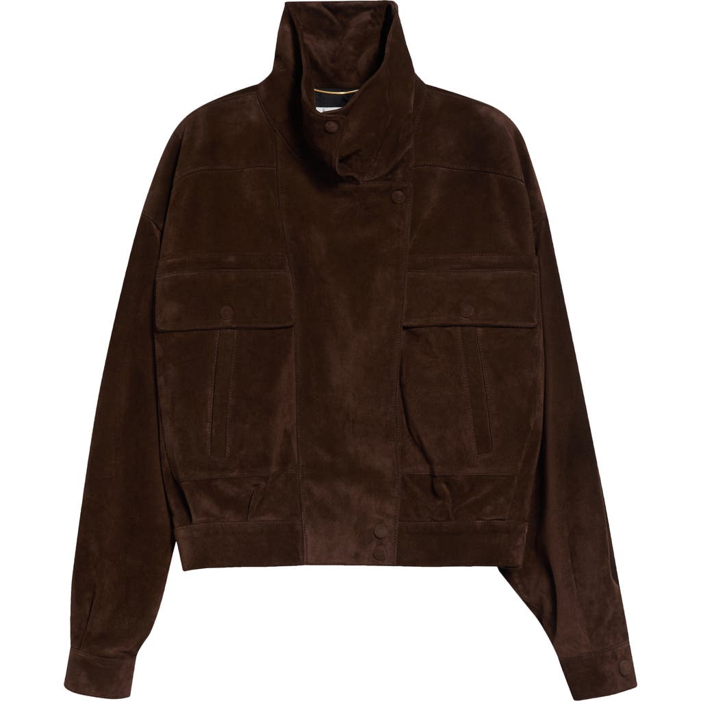 Saint Laurent Saint Laurent Calfskin Suede Jacket