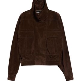 Saint Laurent Saint Laurent Calfskin Suede Jacket