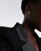 Saint Laurent Saint Laurent Cassandre brass earrings - 3