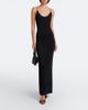 Saint Laurent Saint Laurent Cassandre chain-detail maxi dress - 2