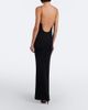 Saint Laurent Saint Laurent Cassandre chain-detail maxi dress - 5