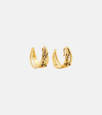 Saint Laurent Saint Laurent Cassandre clip-on earrings