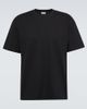 Saint Laurent Saint Laurent Cassandre cotton-blend piqué T-shirt - 1