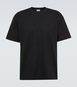 Saint Laurent Saint Laurent Cassandre cotton-blend piqué T-shirt
