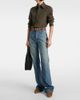 Saint Laurent Saint Laurent Cassandre cotton gabardine espadrilles - 3
