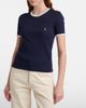 Saint Laurent Saint Laurent Ribbed-knit cotton jersey T-shirt - 3