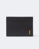 Saint Laurent Saint Laurent Cassandre croc-effect card holder - 1