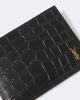 Saint Laurent Saint Laurent Cassandre croc-effect card holder - 3