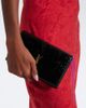 Saint Laurent Saint Laurent Cassandre croc-effect leather chain wallet - 2