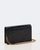 Saint Laurent Saint Laurent Cassandre croc-effect leather chain wallet - 4