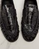 Saint Laurent Saint Laurent Cassandre croc-effect leather loafers - 6
