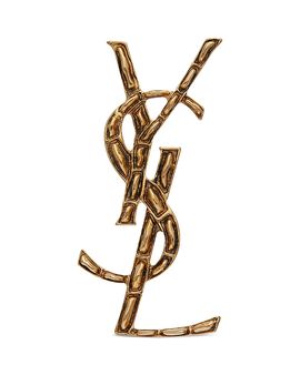 Saint Laurent Saint Laurent Cassandre Crocodile Brooch