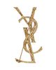 Saint Laurent Saint Laurent Cassandre Crocodile Brooch - 2