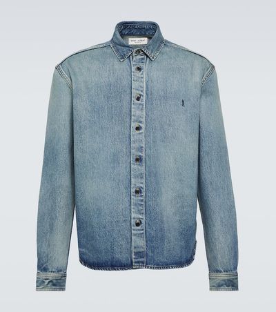 Saint Laurent Saint Laurent Cassandre denim shirt