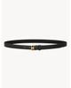 Saint Laurent Saint Laurent Cassandre Double-Buckle Thin Belt - 3