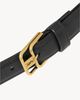 Saint Laurent Saint Laurent Cassandre Double-Buckle Thin Belt - 4