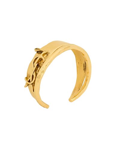 Saint Laurent Saint Laurent Cassandre Double Cuff