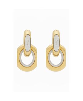Saint Laurent Saint Laurent Cassandre Duo Link Earrings