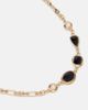 Saint Laurent Saint Laurent Cassandre embellished chain necklace - 2