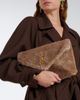 Saint Laurent Saint Laurent Cassandre Large shearling clutch - 2