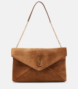 Saint Laurent Saint Laurent Cassandre Large suede shoulder bag