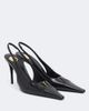 Saint Laurent Saint Laurent Cassandre leather slingback pumps - 1