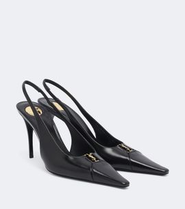 Saint Laurent Saint Laurent Cassandre leather slingback pumps