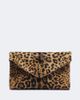 Saint Laurent Saint Laurent Cassandre leopard-print calf hair pouch - 1