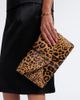 Saint Laurent Saint Laurent Cassandre leopard-print calf hair pouch - 2