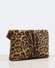 Saint Laurent Saint Laurent Cassandre leopard-print calf hair pouch - 4