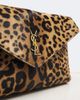 Saint Laurent Saint Laurent Cassandre leopard-print calf hair pouch - 6