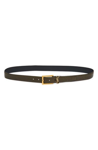 Saint Laurent Saint Laurent Cassandre Logo Belt