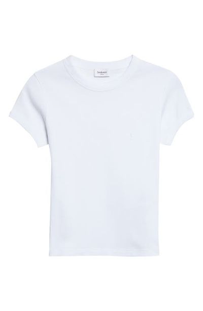 Saint Laurent Saint Laurent Cassandre Logo Cotton T-Shirt