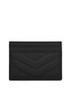 Saint Laurent Saint Laurent Cassandre Matelasse Card Case in Grain De Poudre Leather - 5