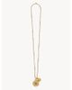 Saint Laurent Saint Laurent Cassandre Medallion Necklace - 1