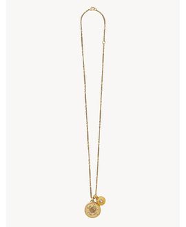 Saint Laurent Saint Laurent Cassandre Medallion Necklace