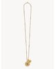 Saint Laurent Saint Laurent Cassandre Medallion Necklace - 2