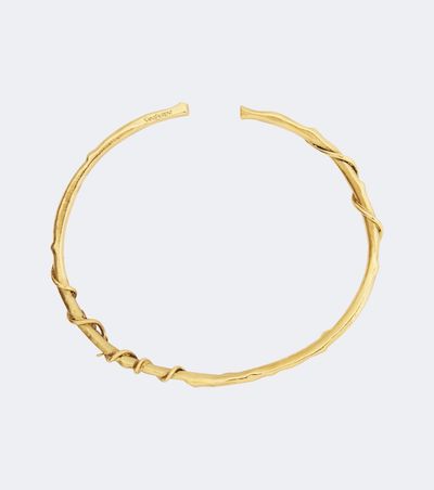Saint Laurent Saint Laurent Cassandre Mulberry necklace