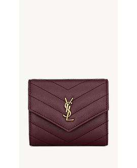 Saint Laurent Saint Laurent Cassandre Multi Fold Wallet