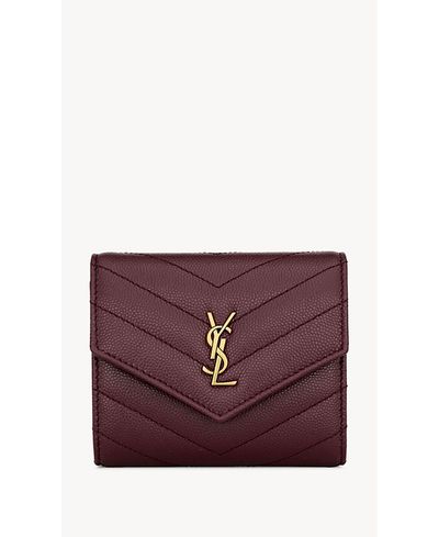 Saint Laurent Saint Laurent Cassandre Multi Fold Wallet
