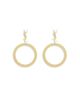 Saint Laurent Saint Laurent Cassandre Pendant Hoop Earrings - 1