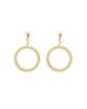 Saint Laurent Saint Laurent Cassandre Pendant Hoop Earrings - 2